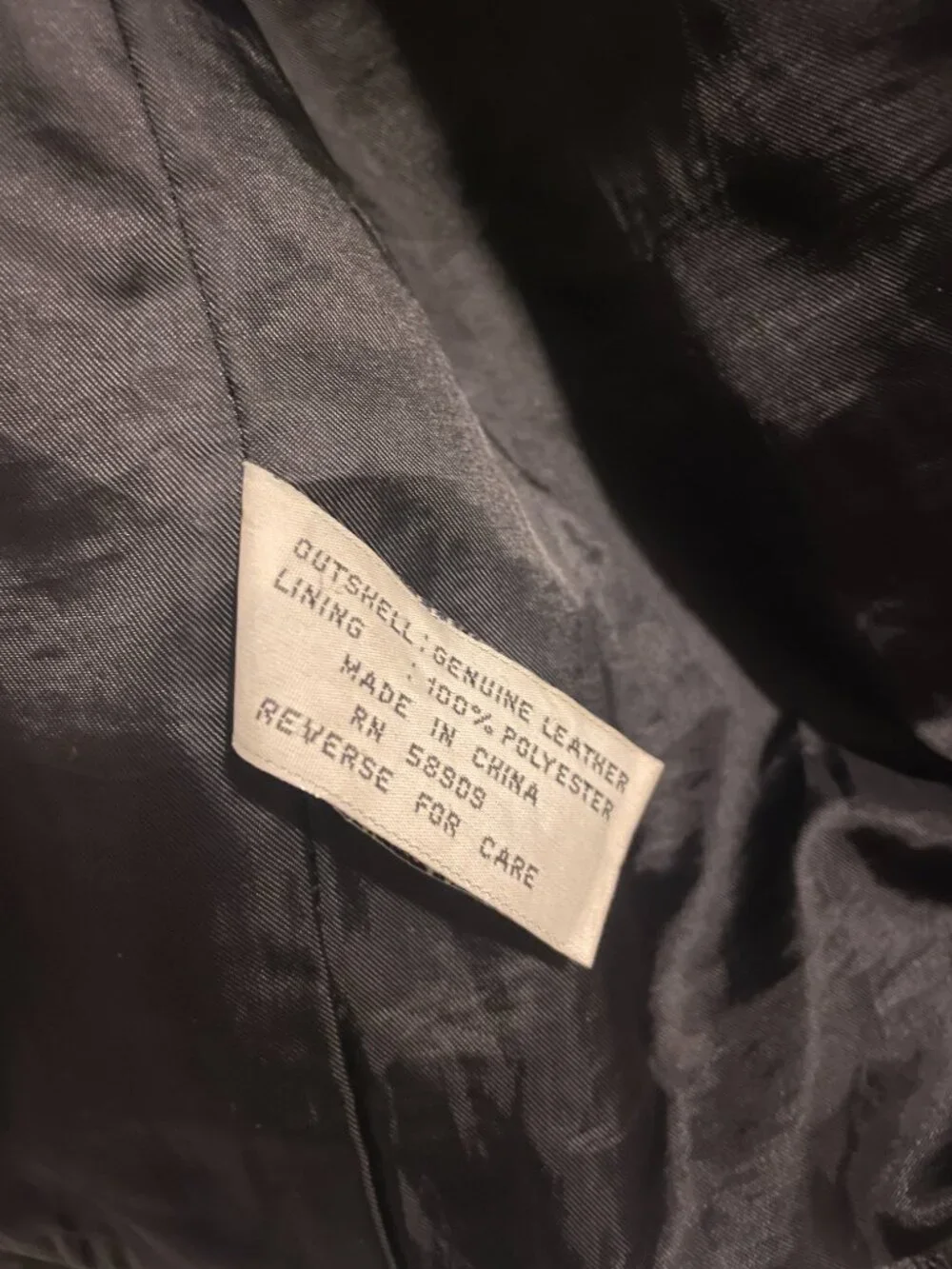 genuine leather jacket - Picture 6 of 6